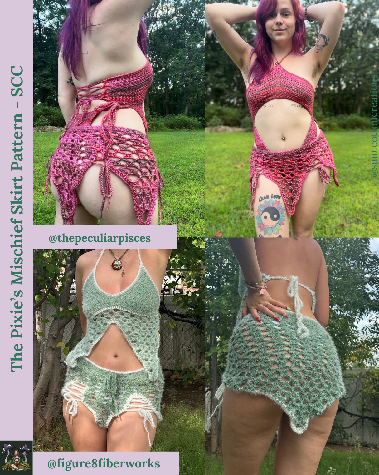 The Pixie’s Mischief Skirt - DIY Crochet Festival Skirt PDF Pattern