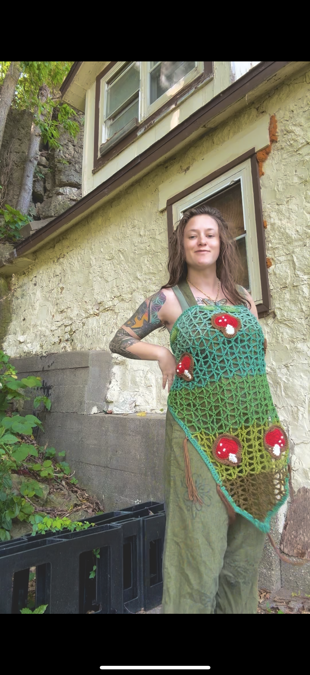 The Geometric Wrap - DIY Crochet Festival Wrap PDF Pattern (includes 9 applique tutorial videos!)
