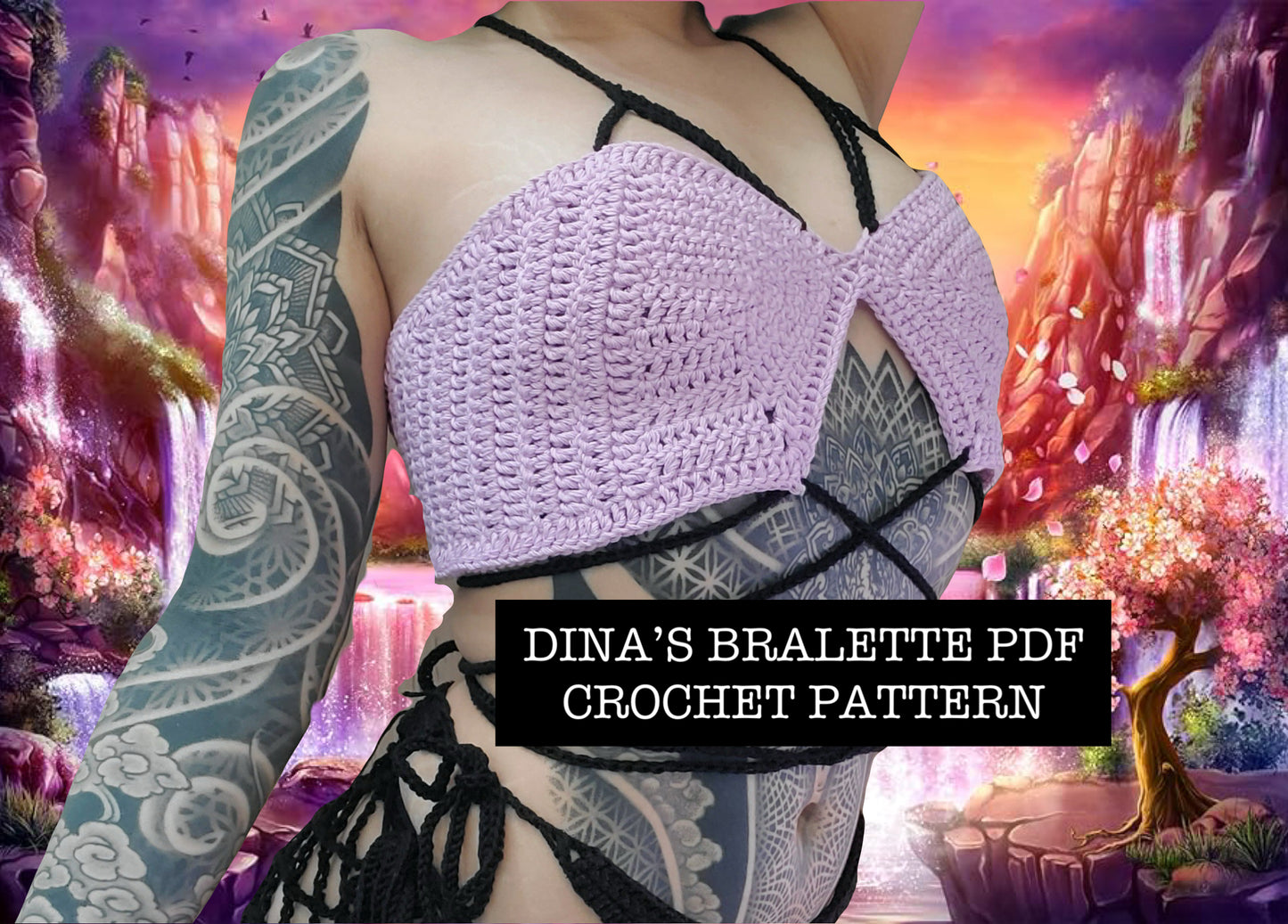 Dina’s Bralette - DIY Crochet Festival Top PDF Pattern