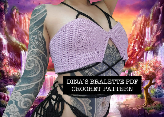 Dina’s Bralette Crochet PDF Pattern