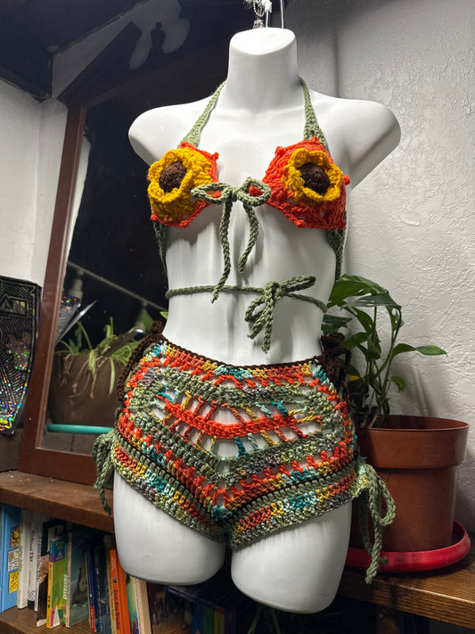 Sunflower Fairy 2P Set (XS/Sm)