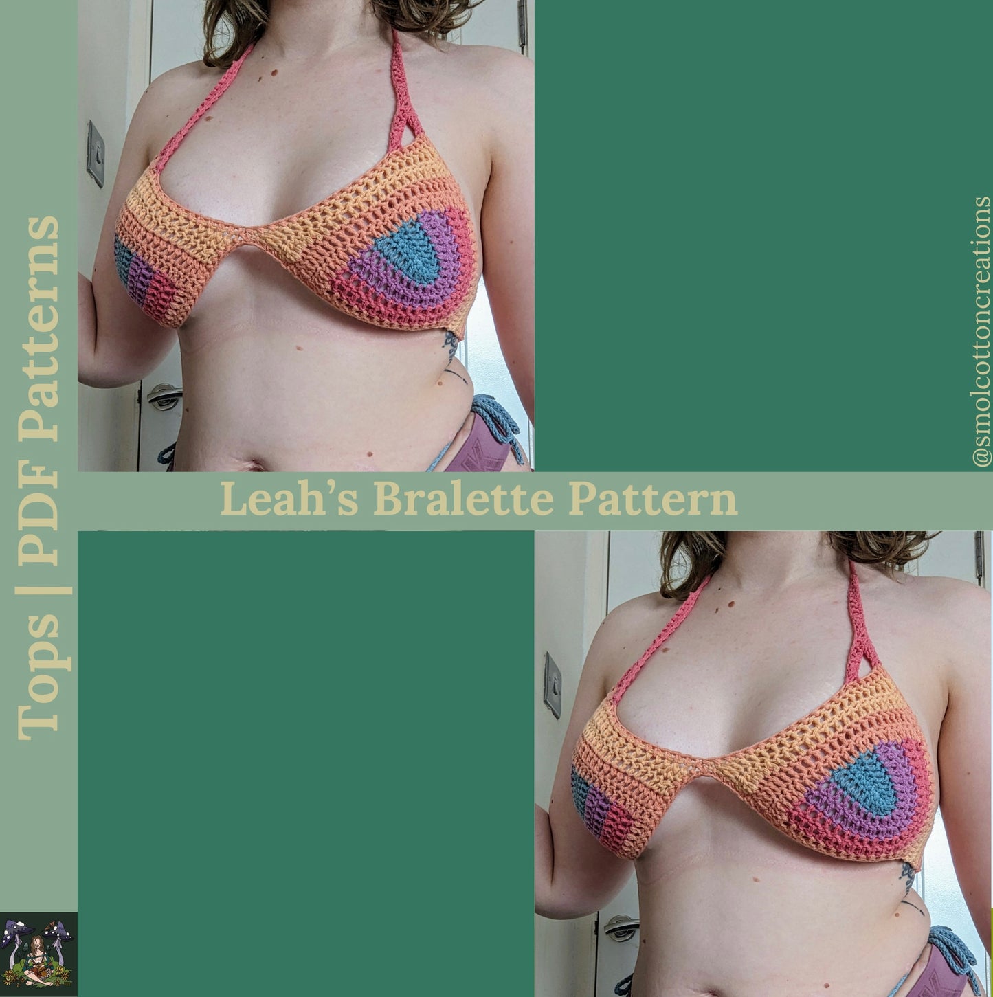Leah’s Bralette - DIY Crochet Festival Top PDF Pattern