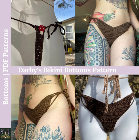 Darby’s Bikini Bottoms - DIY Crochet Festival Bikini Bottoms PDF Pattern