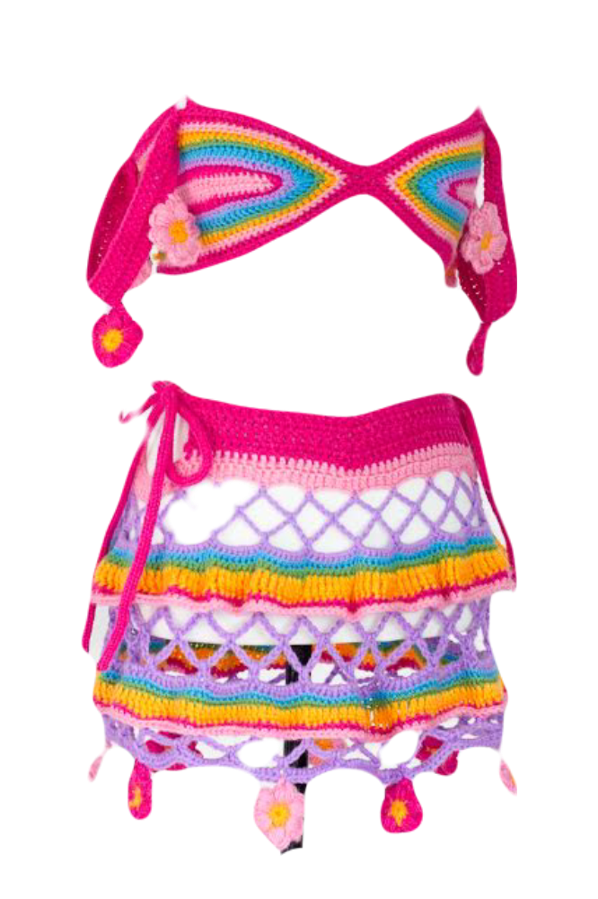 Christa’s Flower Bralette - DIY Crochet Festival Top PDF Pattern
