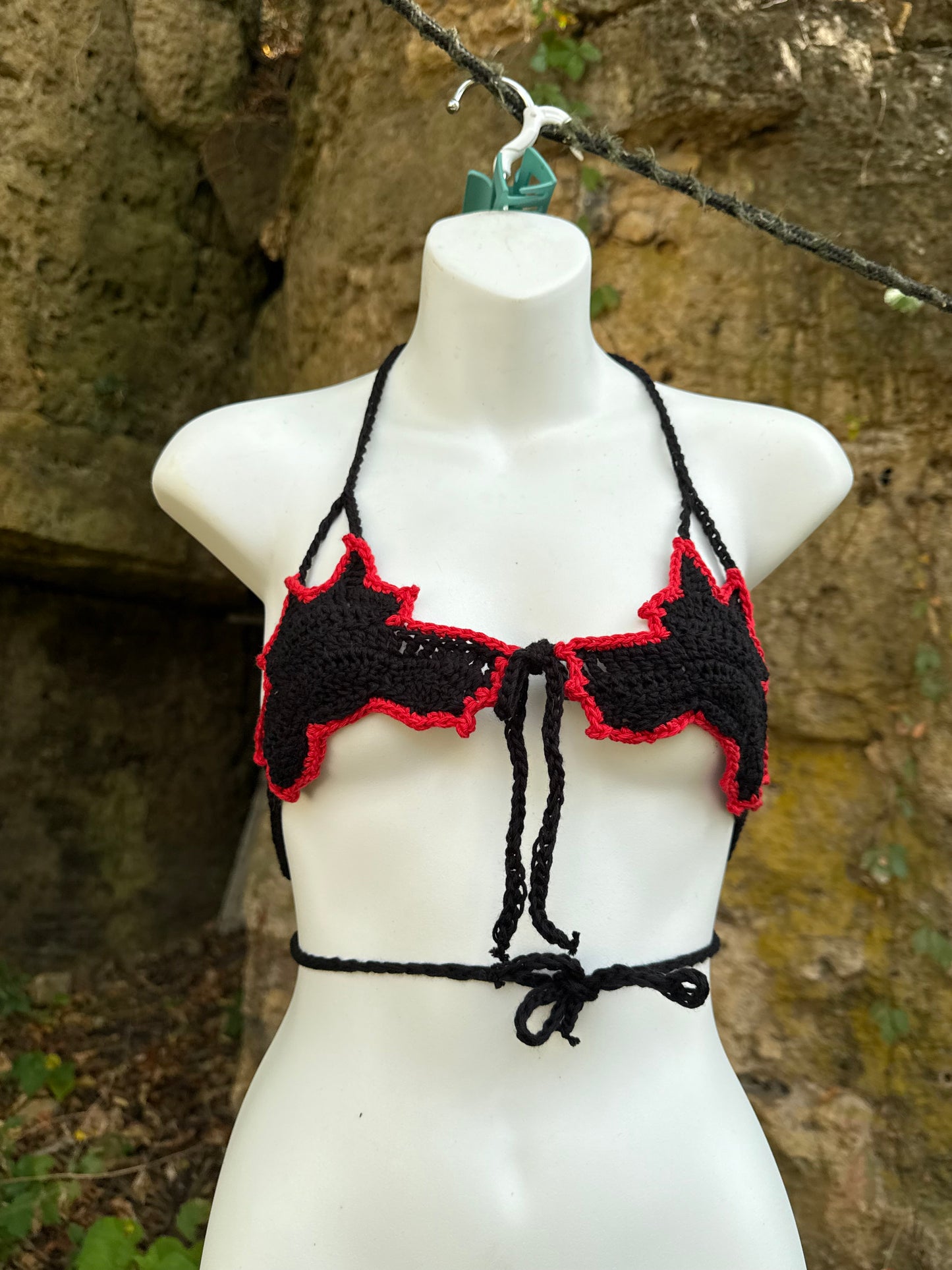 Batty Babe Hat and Micro Bikini Set (XS-M)