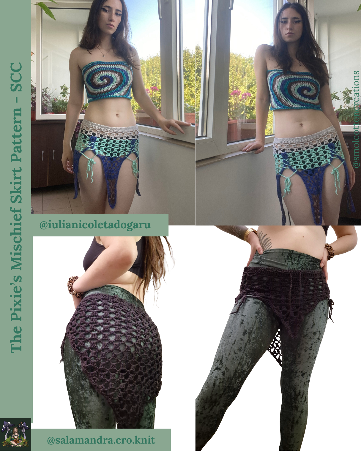 The Pixie’s Mischief Skirt - DIY Crochet Festival Skirt PDF Pattern