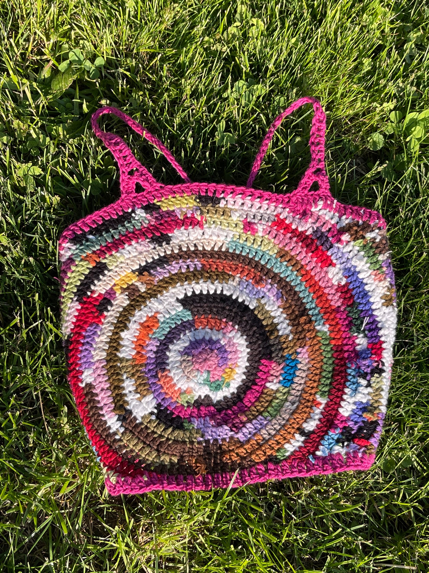Scrappy Psychadelic TRULY OOAK Crop Top