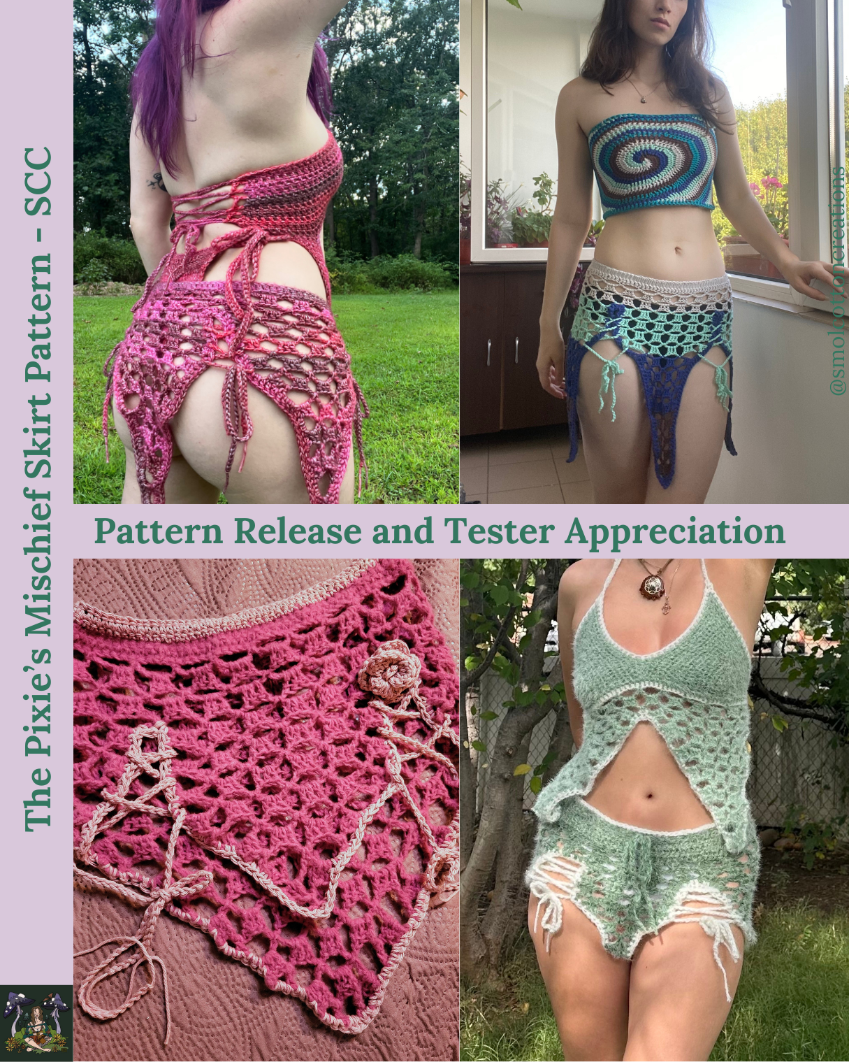 The Pixie’s Mischief Skirt - DIY Crochet Festival Skirt PDF Pattern