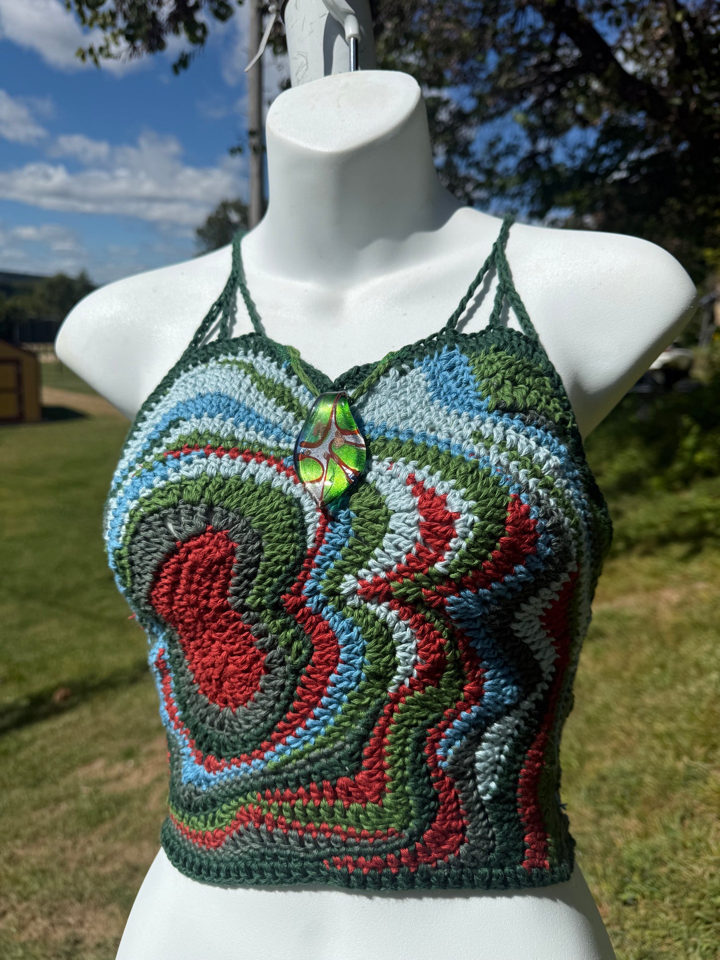 Earth Vibes Freeform Top (XS/SM)