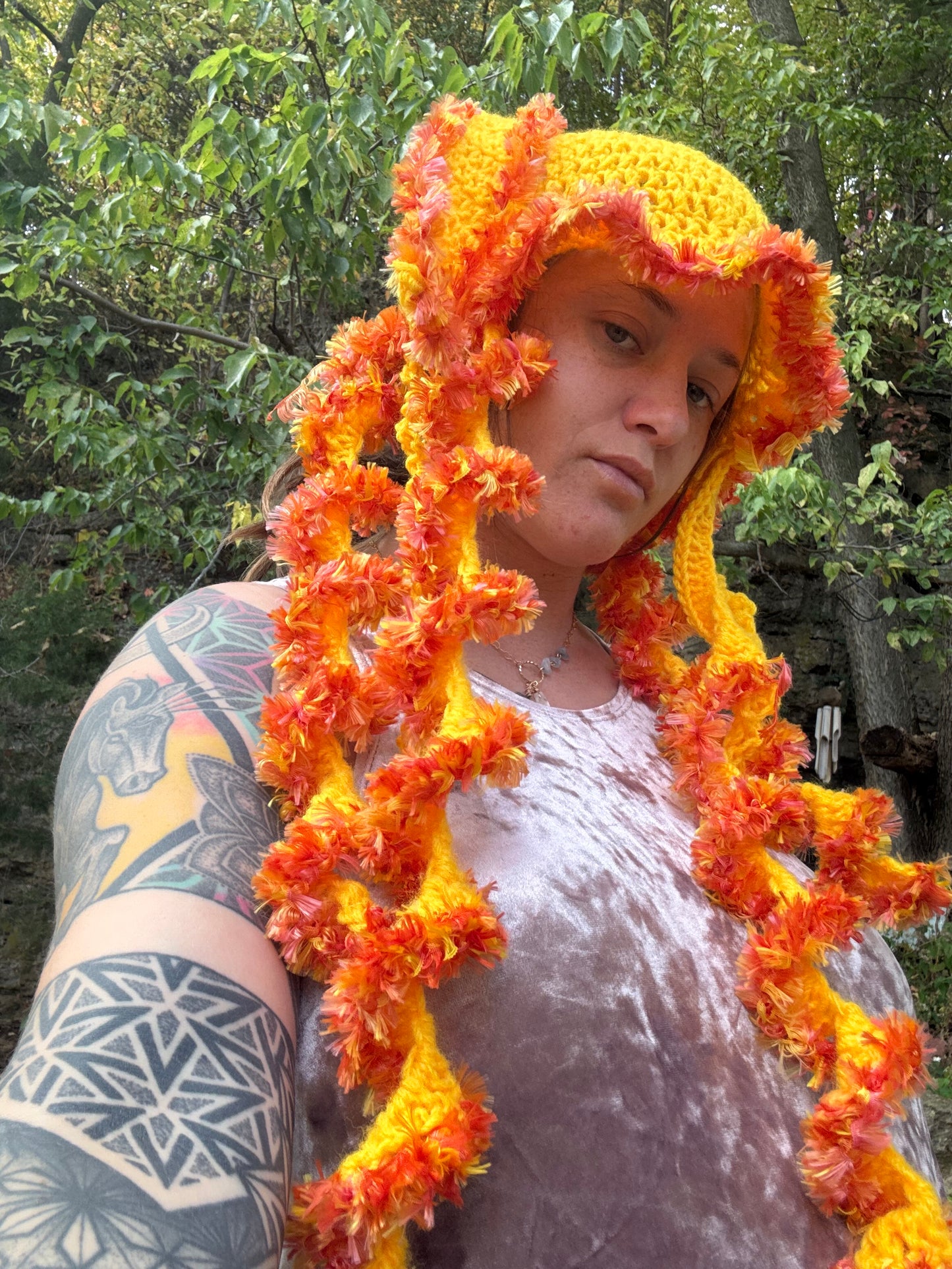 Yellow Jelly Rabbit Bucket Hat