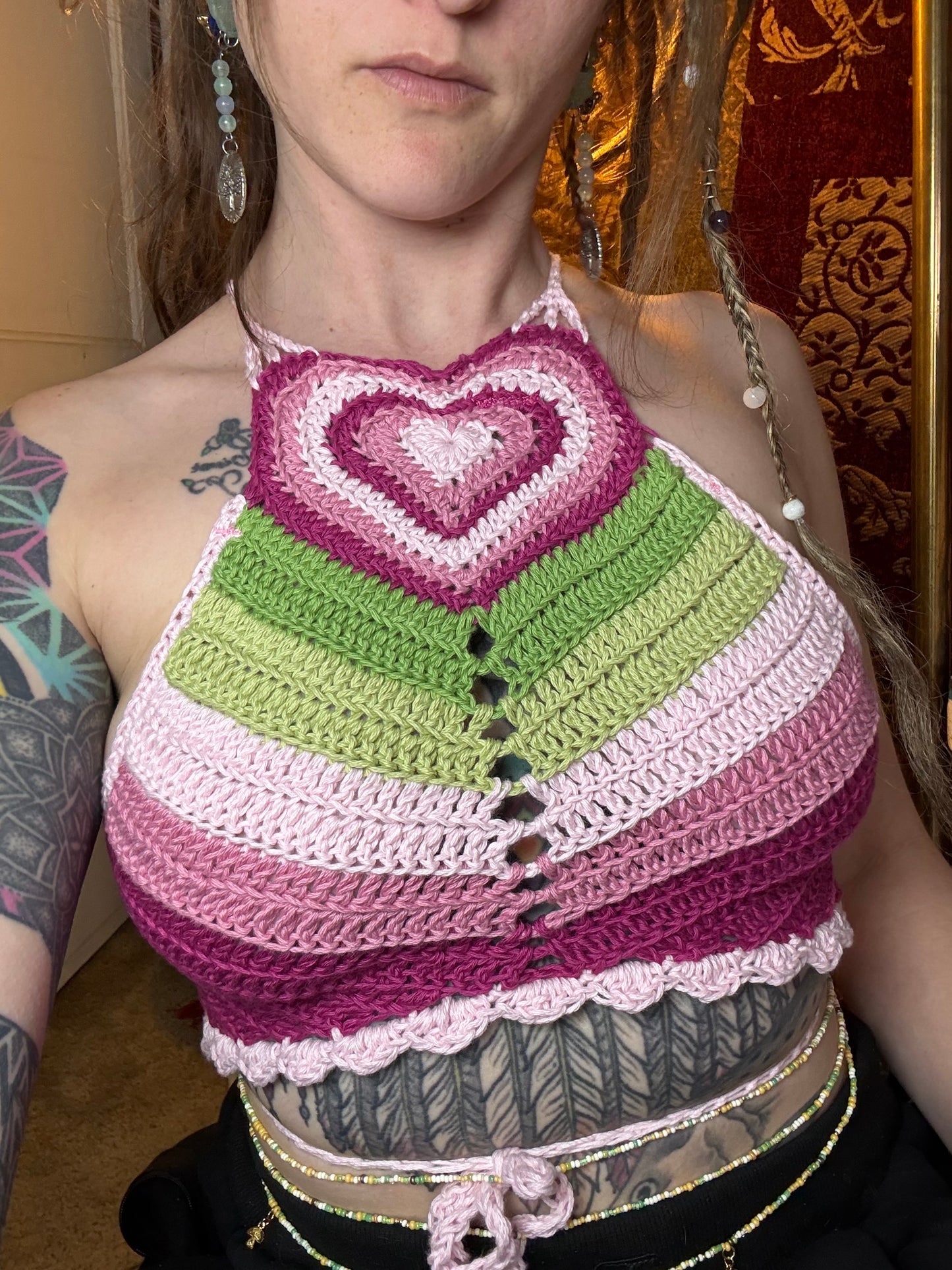 Endless Love Crochet Heart Top - DIY Crochet Festival Top PDF Pattern