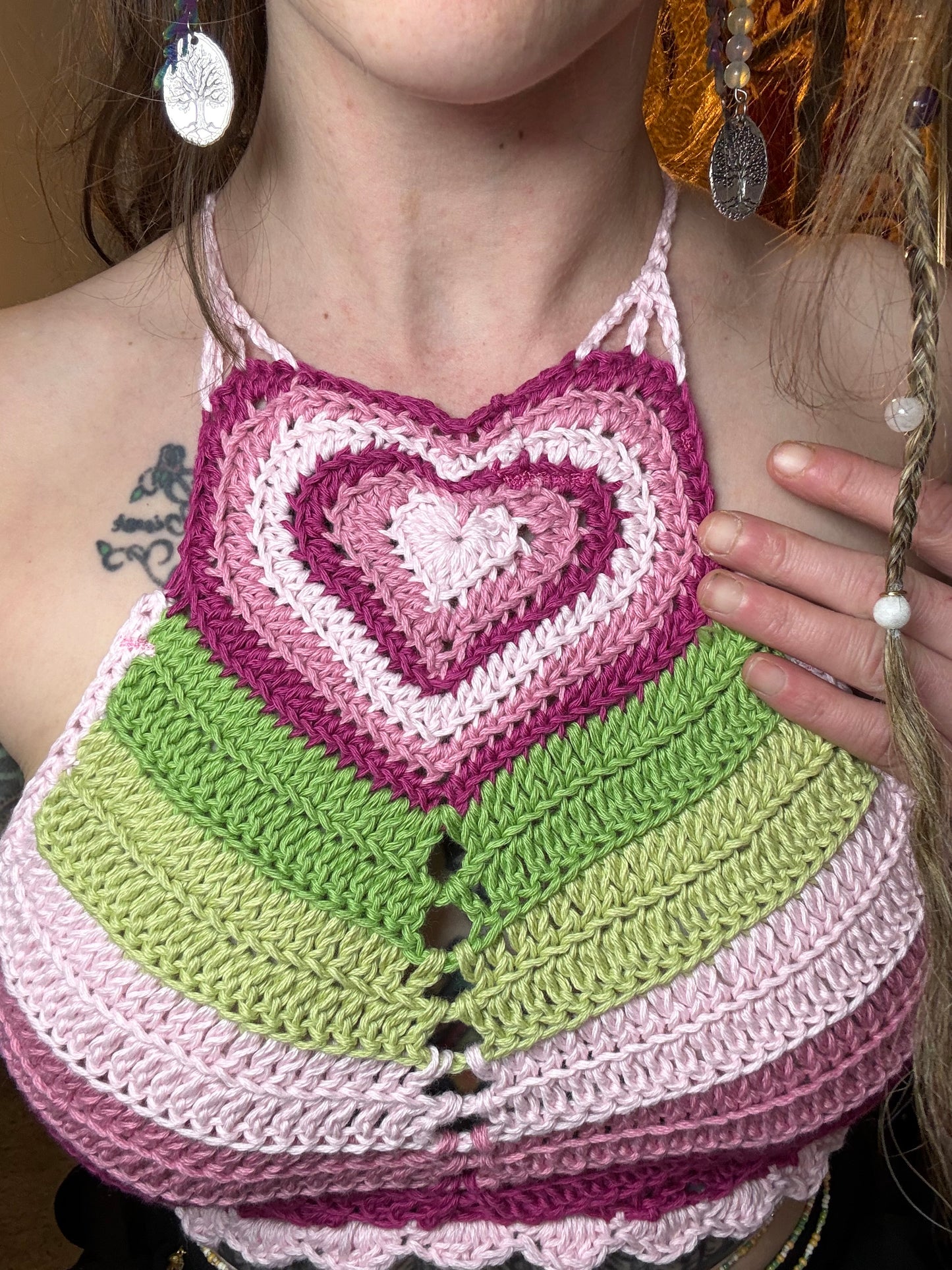 Endless Love Crochet Heart Top - DIY Crochet Festival Top PDF Pattern