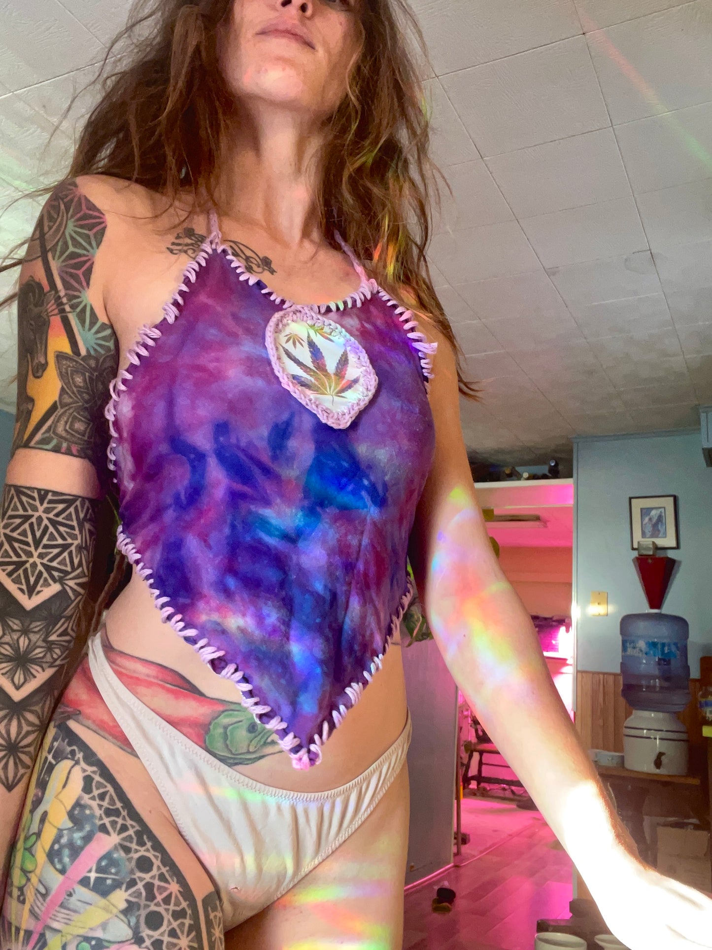 The Medicinal Royalty Crop Top
