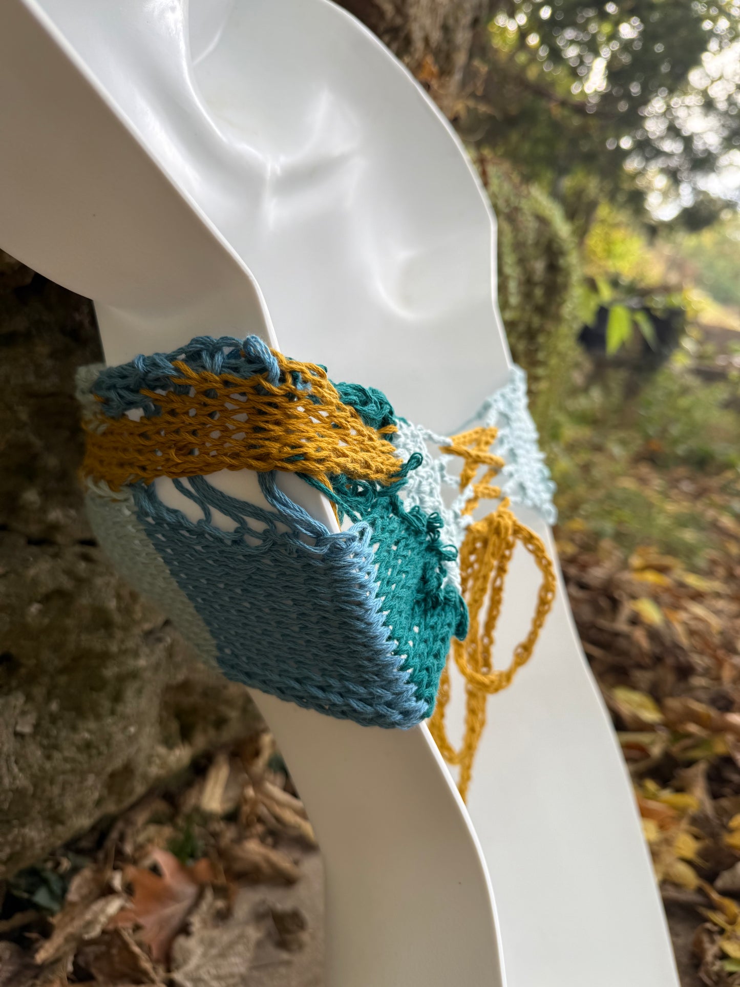 Experimental Nostalgic Knit Bandeau (Sm-M)