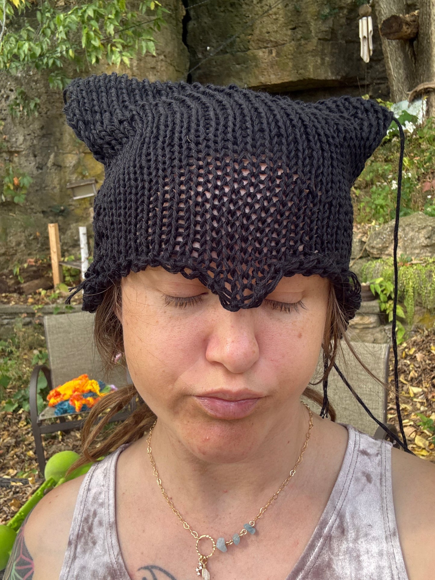 Batty Babe Hat and Micro Bikini Set (XS-M)