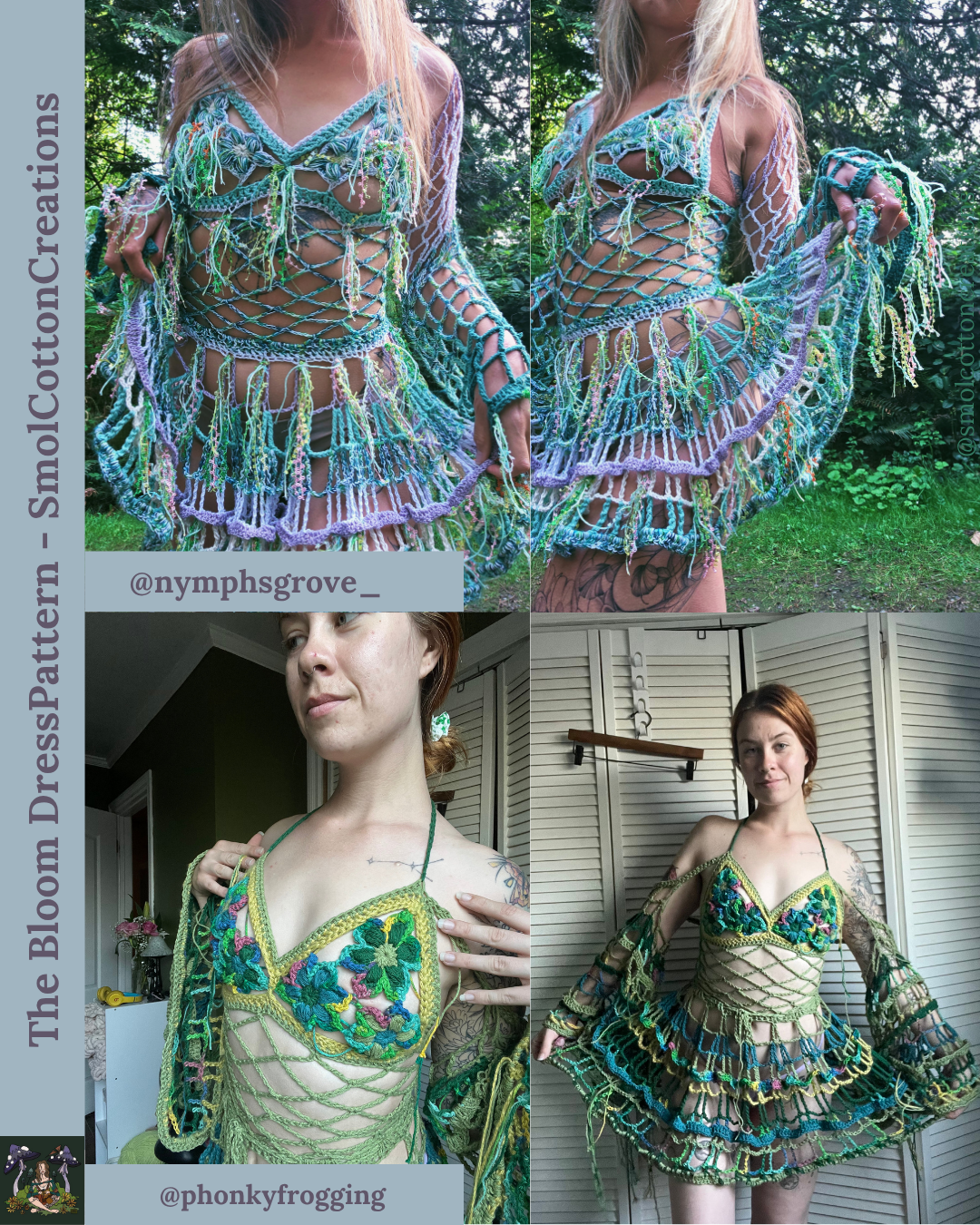 The Bloom Dress - DIY Crochet Festival Dress PDF Pattern