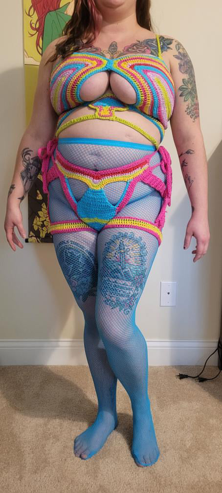 The Peekaboo Forest Fairy Chaps - DIY Crochet Festival Chaps with Peekaboo Design PDF Pattern