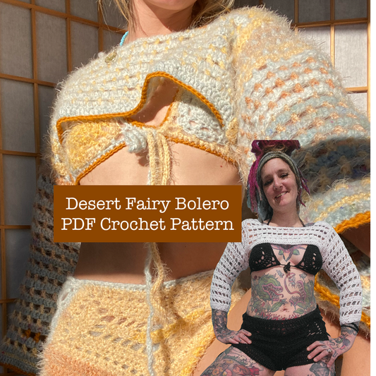 Desert Fairy Bolero PDF Pattern