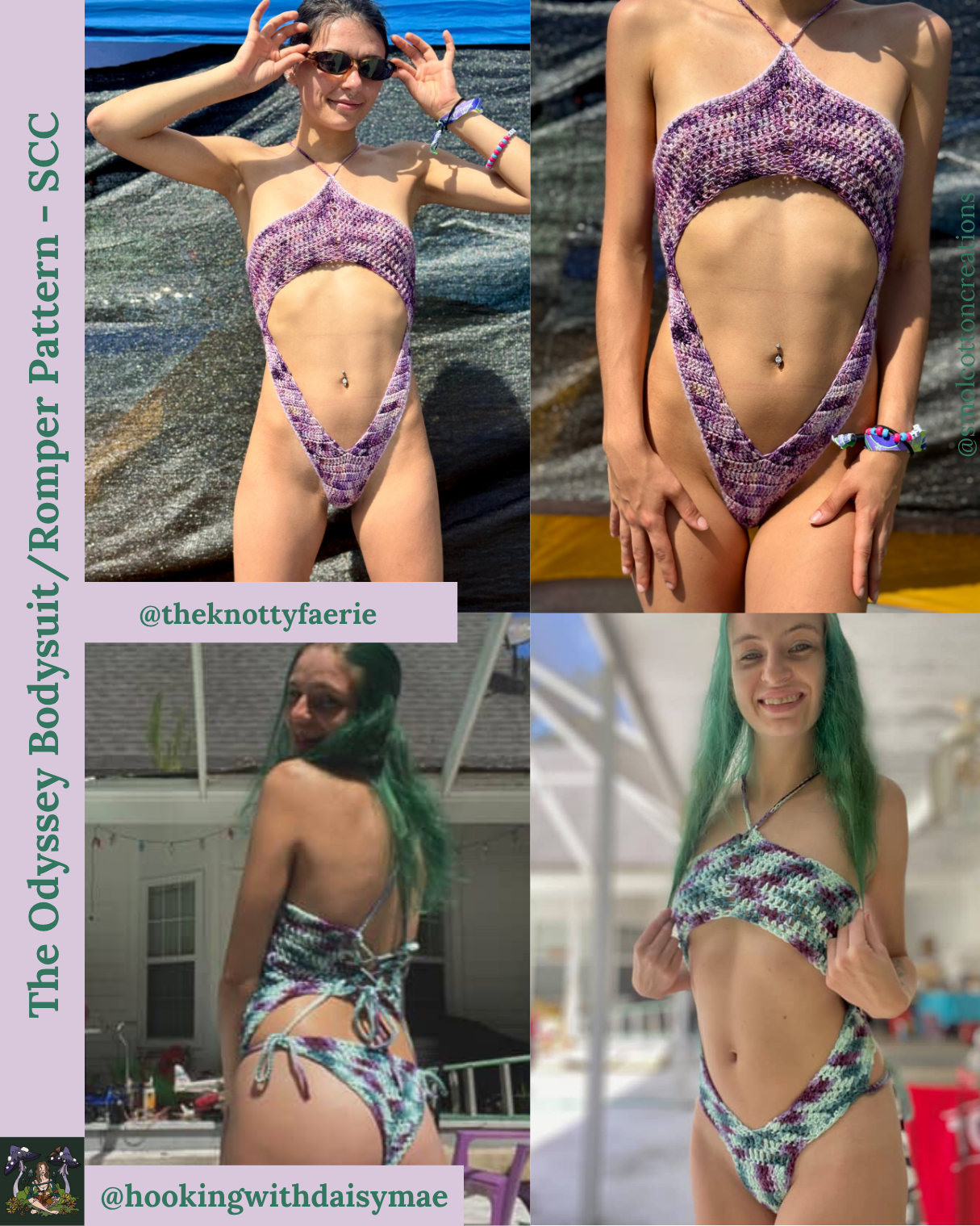 The Odyssey Bodysuit/Romper - DIY Crochet Festival Outfit PDF Pattern