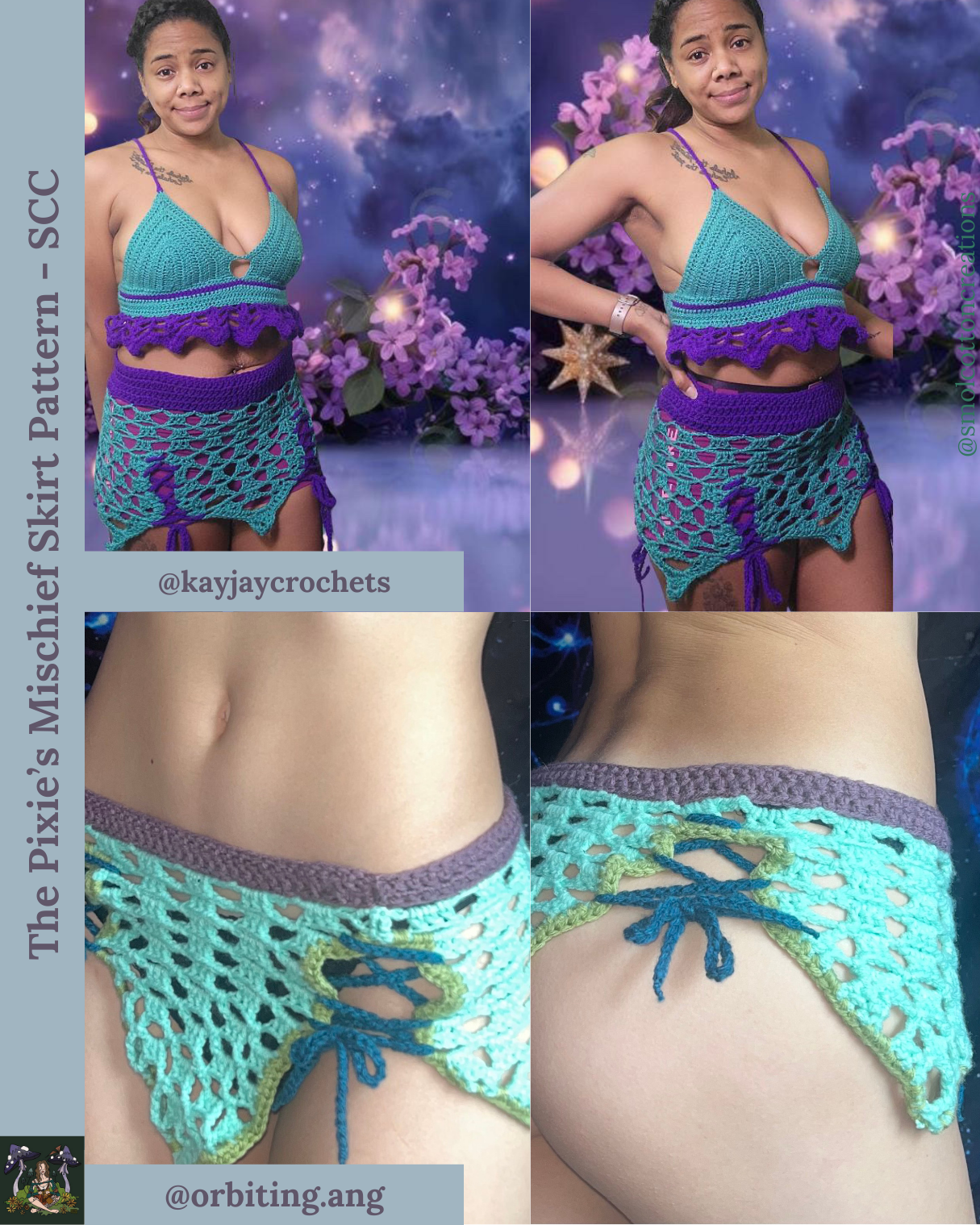 The Pixie’s Mischief Skirt - DIY Crochet Festival Skirt PDF Pattern