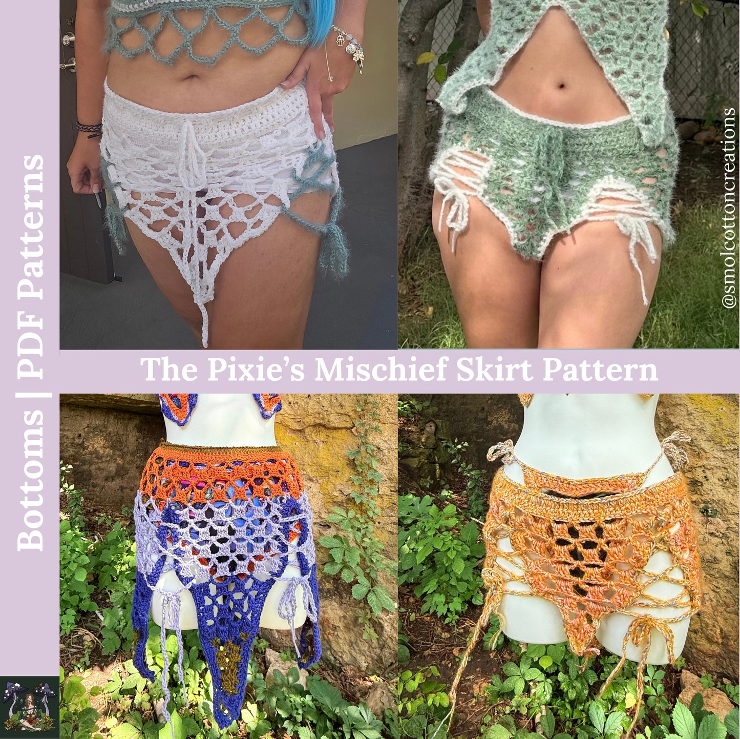 The Pixie’s Mischief Skirt - DIY Crochet Festival Skirt PDF Pattern