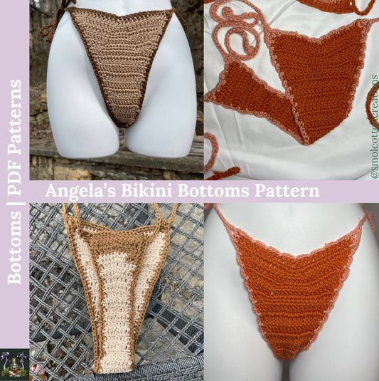 Angela’s Tiny DC Bikini Bottoms - DIY Crochet Bikini Bottoms PDF Pattern
