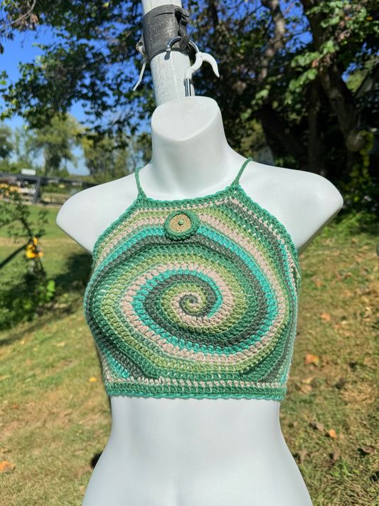 The Ocean’s Vortex TuriyaXSCC Crop Top (XS-M)