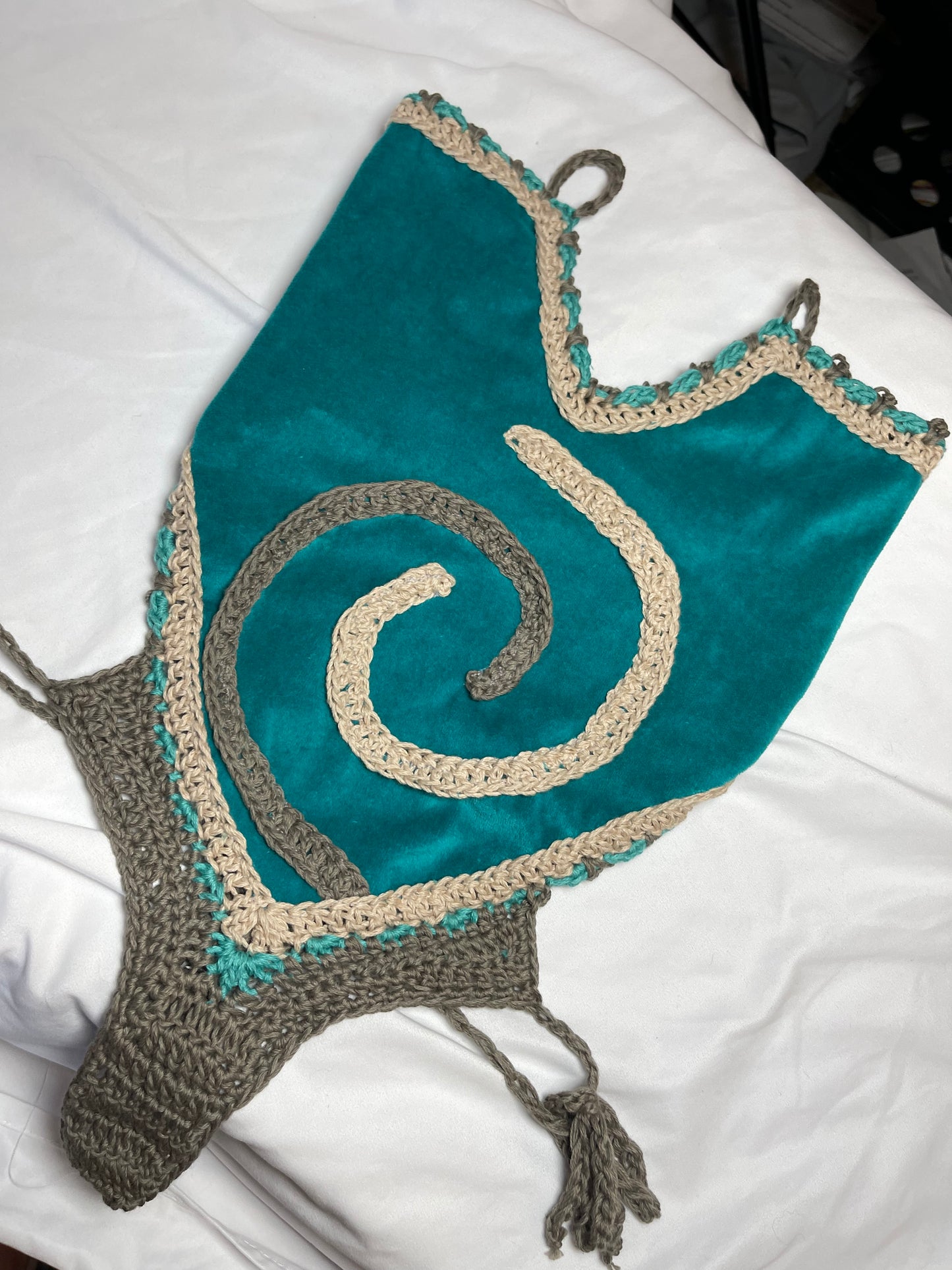 Yamaha (XS-M) - Handmade Crochet Ravewear Festival Clothing Set
