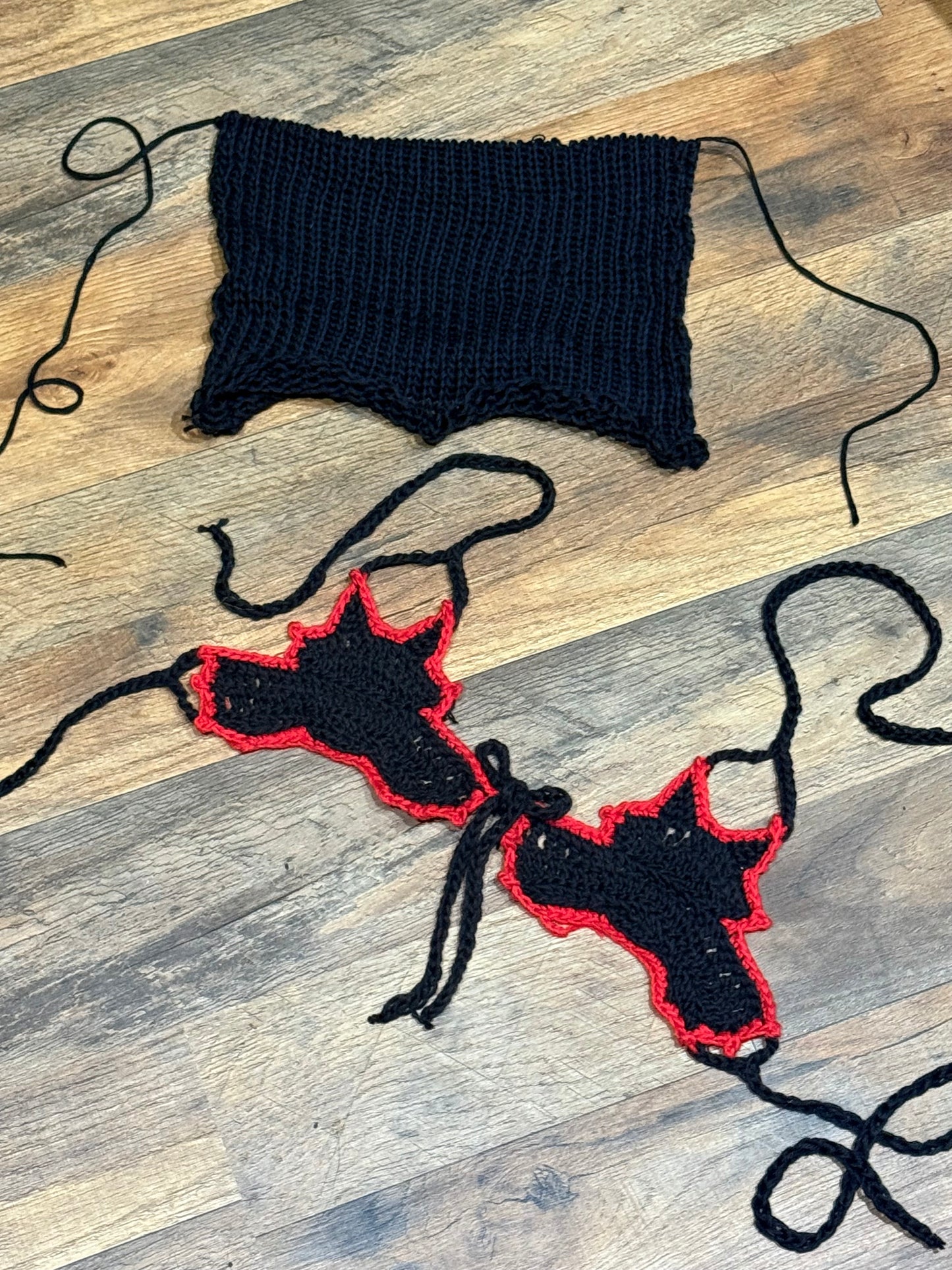 Batty Babe Hat and Micro Bikini Set (XS-M)