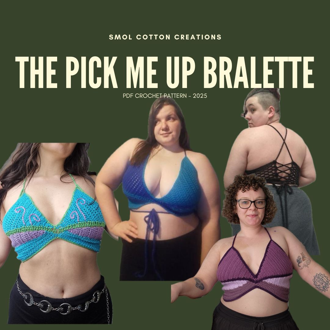 The Pick Me Up Bralette - DIY Crochet Festival Top PDF Pattern