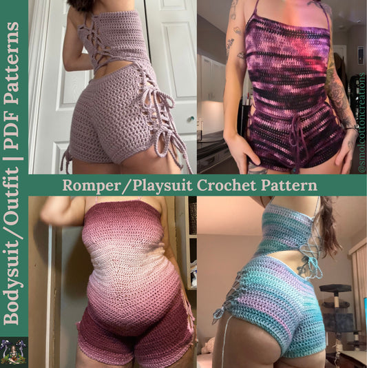 Romper/Playsuit - DIY Crochet Festival Outfit PDF Pattern