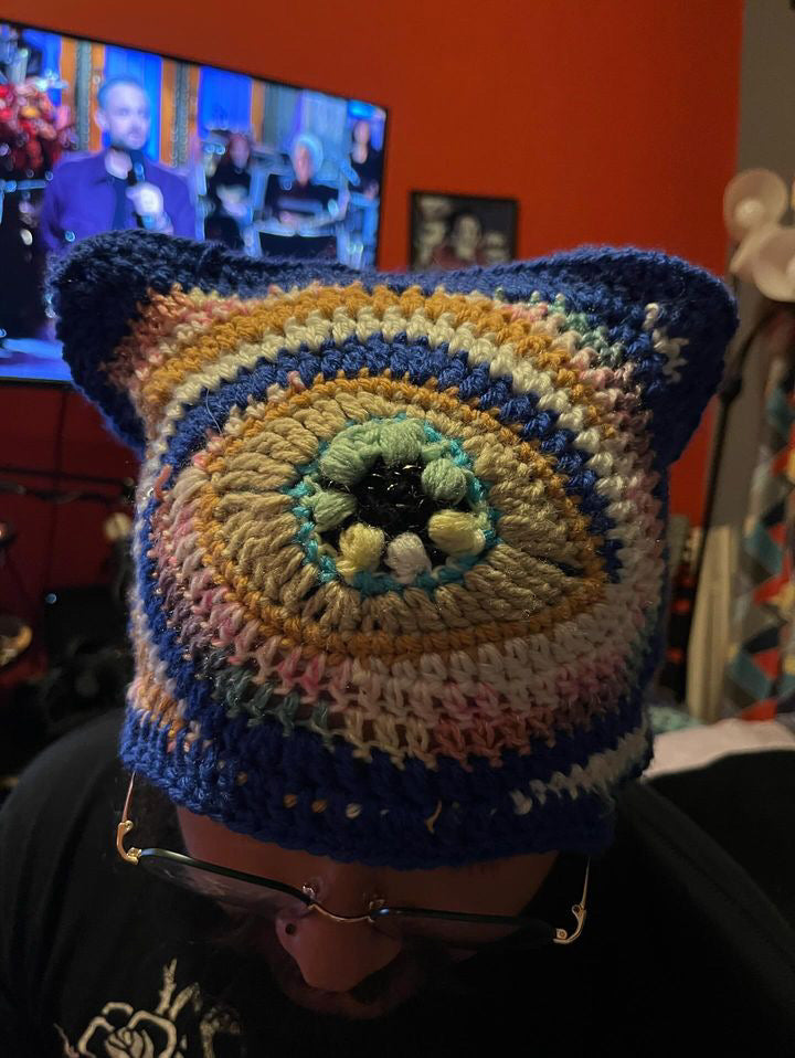 Third Eye Kitty Hat Video and PDF Pattern