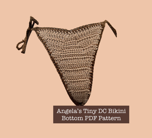 Angela’s Tiny DC Bikini Bottoms PDF Crochet Pattern