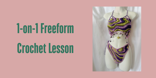 1 Hour Freeform Crochet Lesson (zoom meeting)