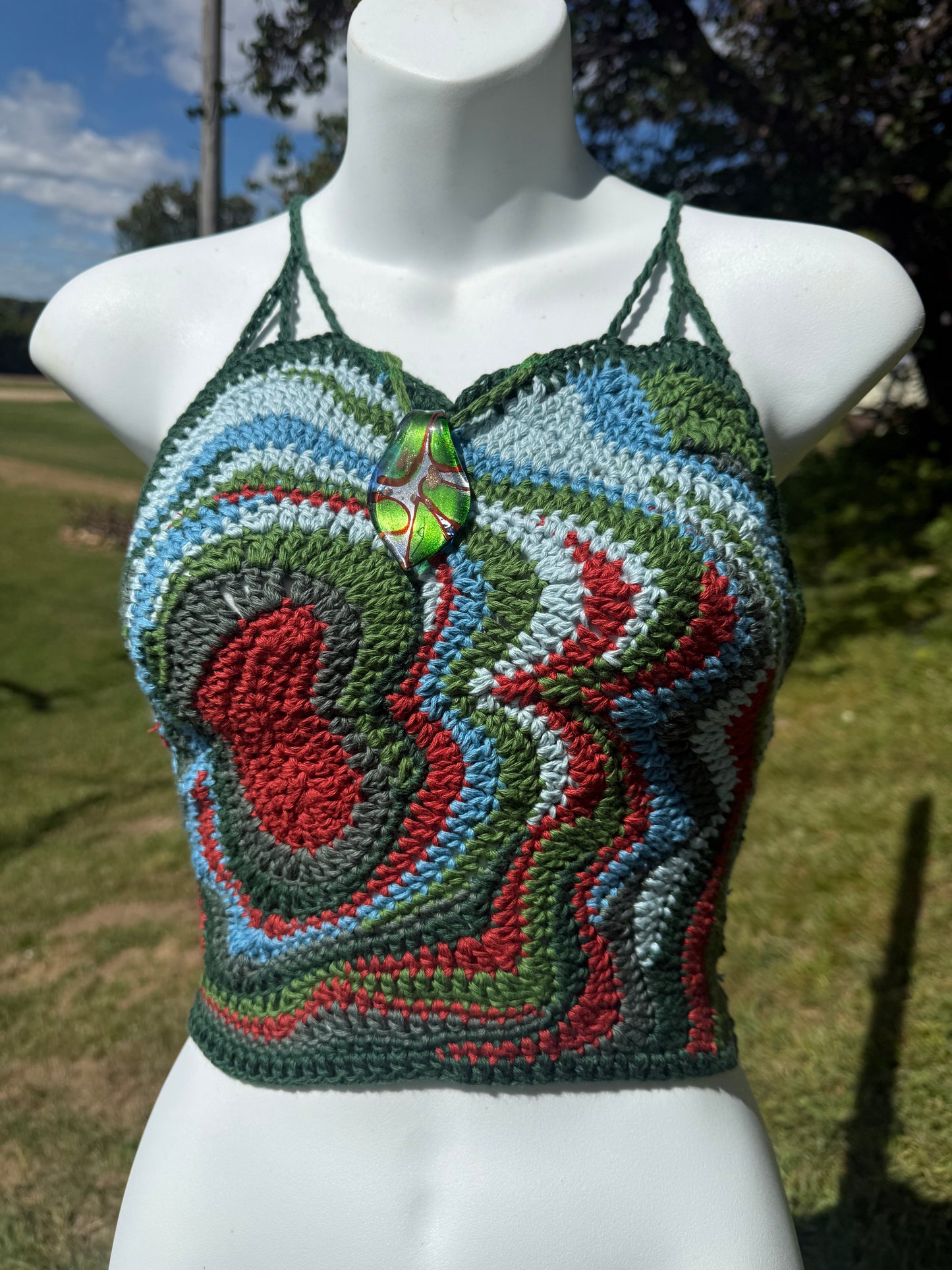 Earth Vibes Freeform Top (XS/SM)