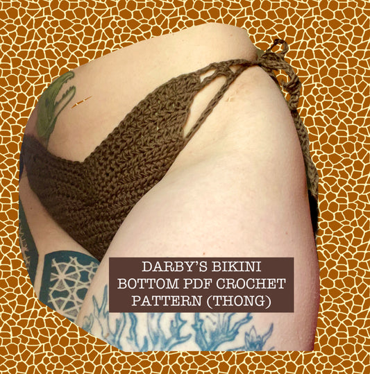 Darby’s Bikini Bottom Crochet PDF and Video Pattern