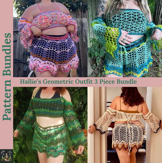 Hallie’s Geometric Outfit - DIY Crochet Festival Outfit PDF Pattern