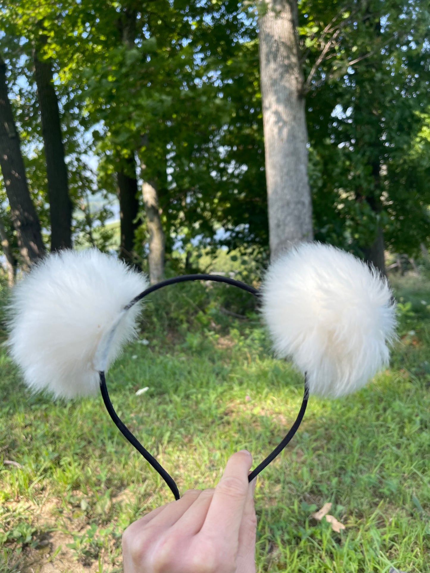 Fluffy Pom Pom Headband
