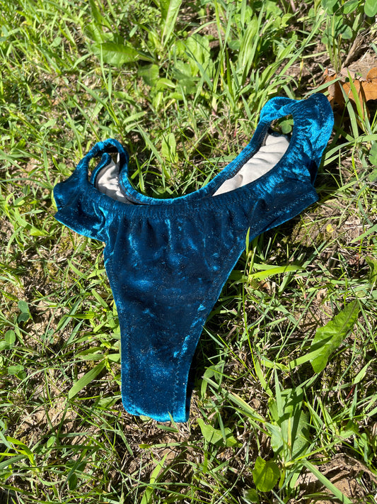Blue Velvet Moldie Goldies Bikini Bottoms