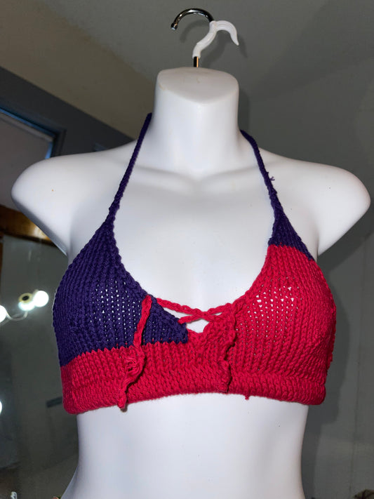 Lace Up Bikini Tops