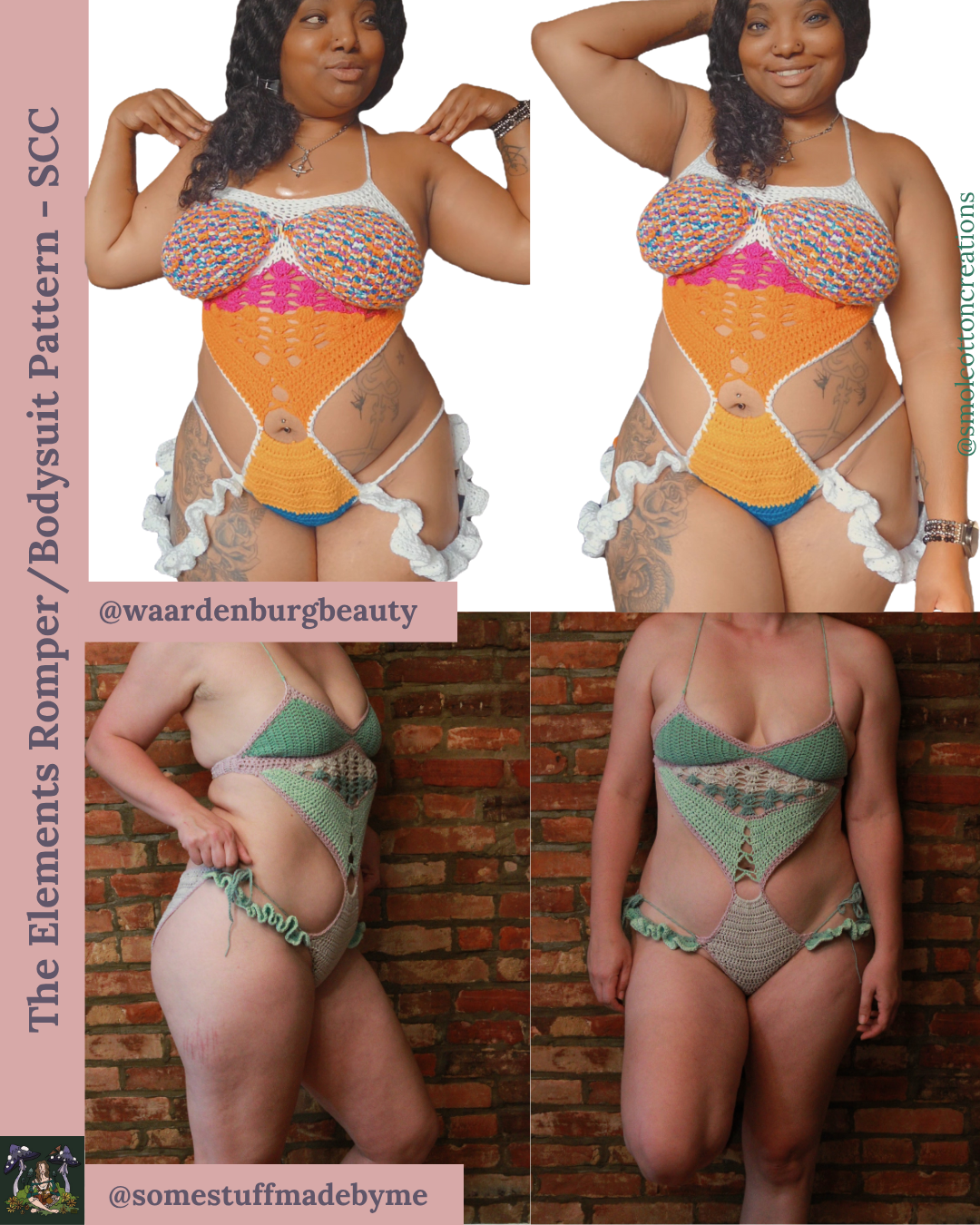 The Elements Romper/Bodysuit Pattern - DIY Crochet Bodysuit Festival Pattern