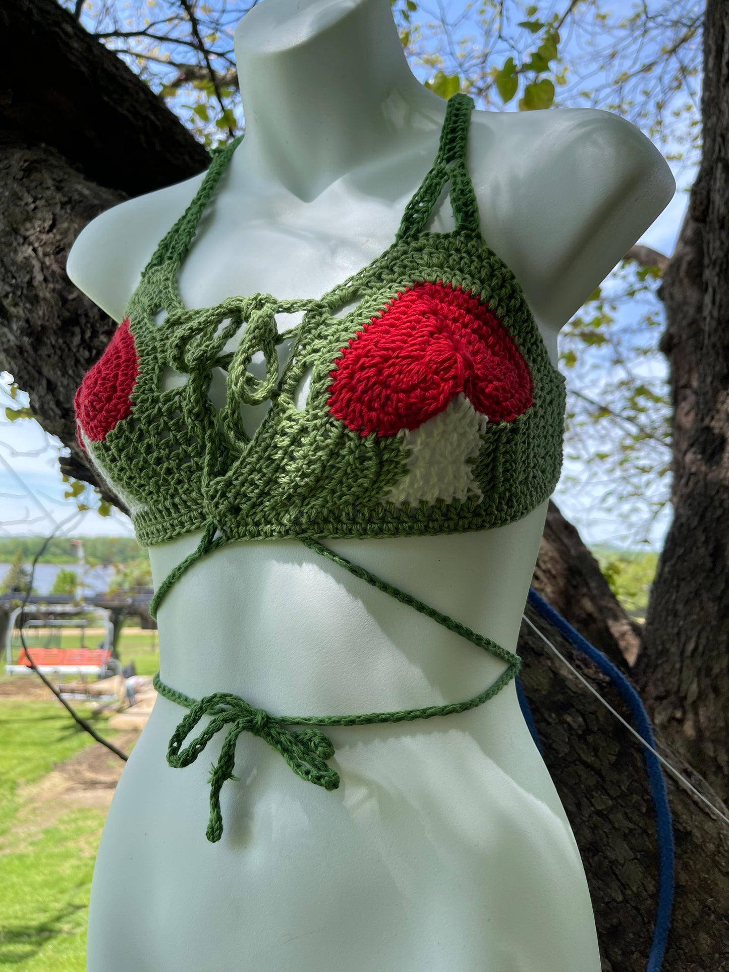 Supportive Mushroom Top - DIY Crochet Festival Top PDF Pattern