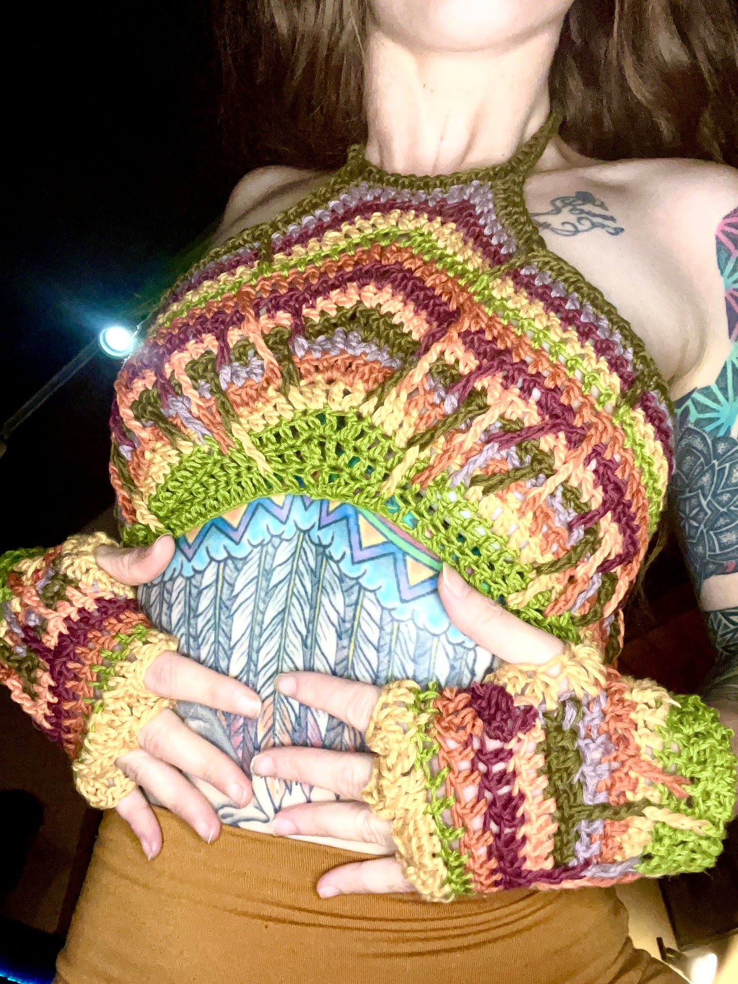 Forest Warrior Top and Gloves
