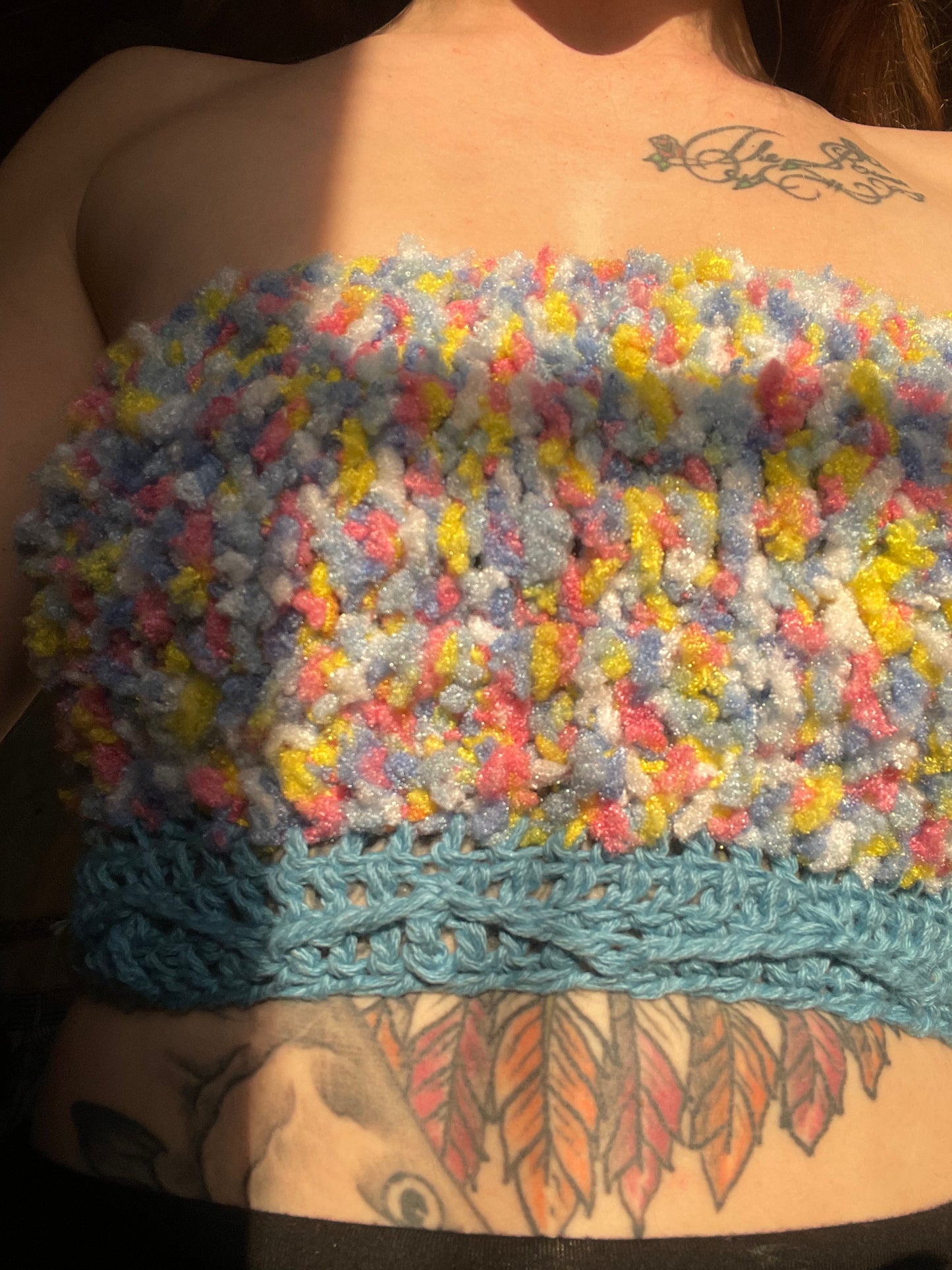 Fuzzy corset/bando