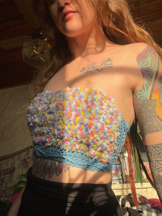Fuzzy corset/bando